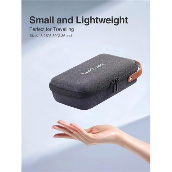 Electronic Organizer Travel Case, Small Tech Organizer, Hard Charger Case - Picture 2 of 6